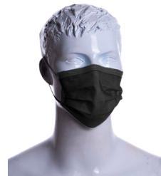 Imagen del producto PACK 50 MASCARILLA QUIRÚRGICA NEGRA C/GOMAS TIPO IIR PREMIUM UHEALTH