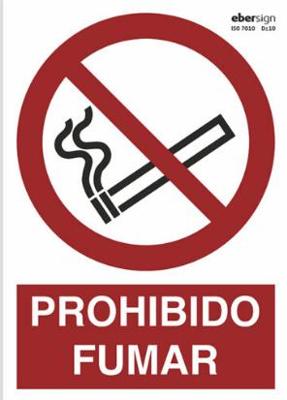 Imagen del producto SEÑAL A4 PVC PROHIBIDO FUMAR