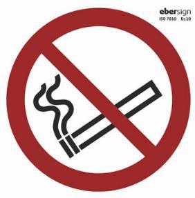 Imagen del producto SEÑAL 2,10 x 2,10 PVC PROHIBIDO FUMAR