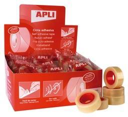 Imagen del producto CINTA ADHESIVA APLI TRANSPARENTE 19mmX33m 11103