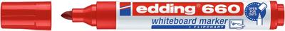 Imagen del producto ROTULADOR PIZARRAS EDDING 660R ROJO