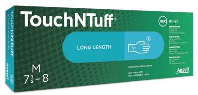 Imagen del producto GUANTES (50)NITRILO ANSELL TOUCHNTUFF 93-163 355MM